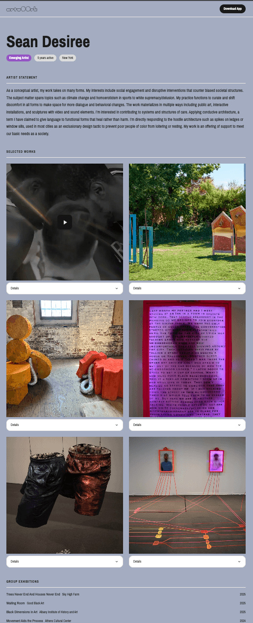 Example artwOOrk portfolio